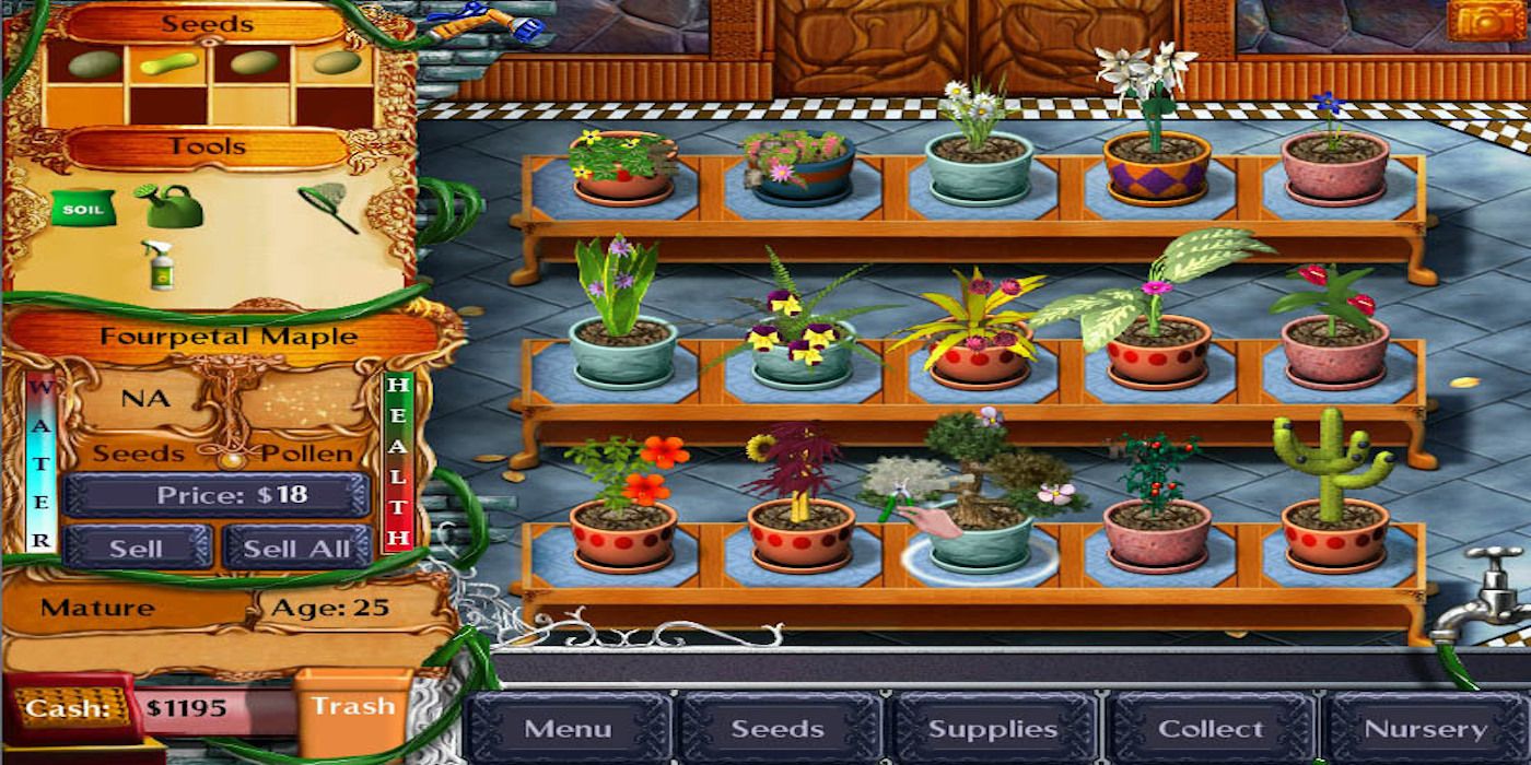 A screenshot from the game Plant Tycoon