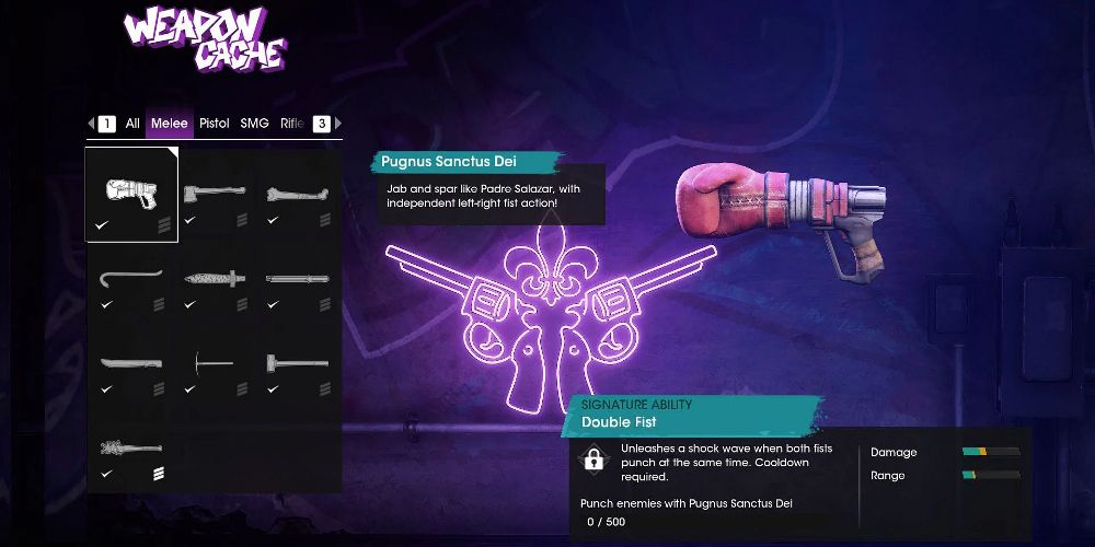 The Holy Fist of God is shown in Saints Row