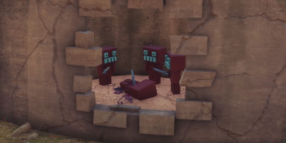 A Minecraft and Among Us Easter egg is found in Saints Row 
