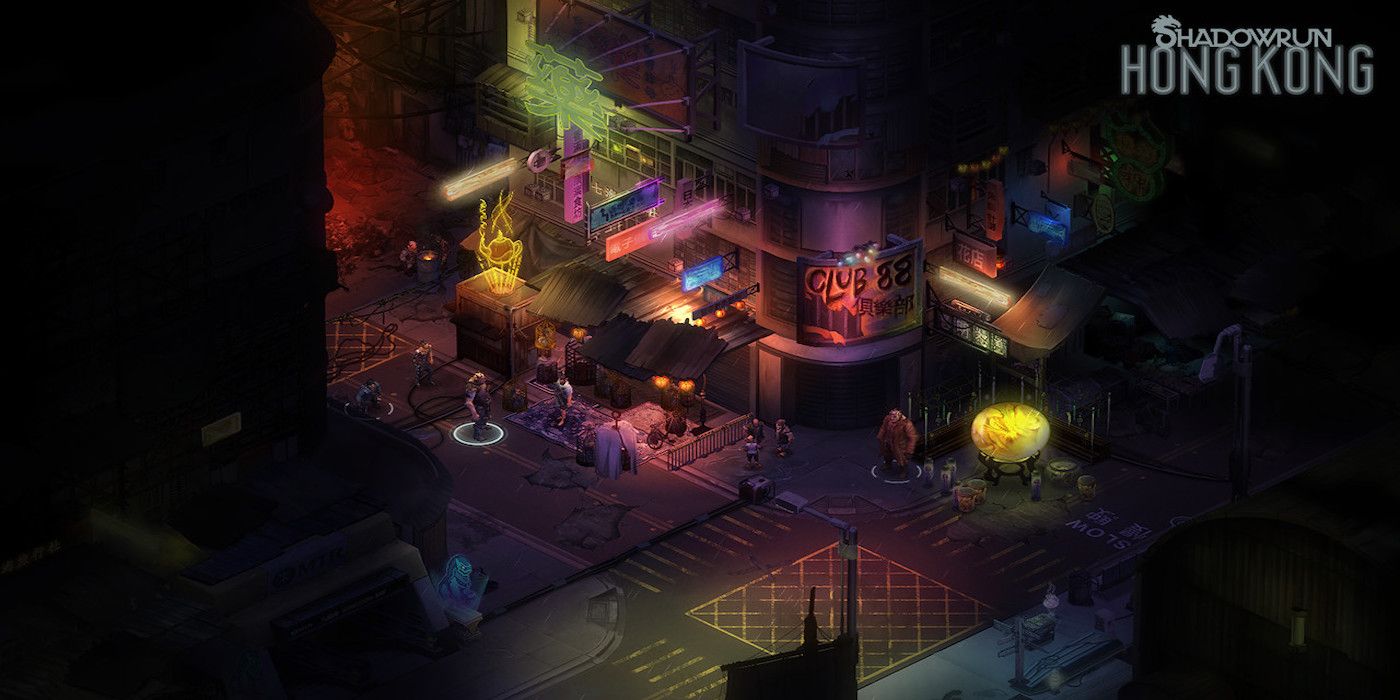 An official promotional image for the game Shadowrun: Hong Kong - Extended Edition