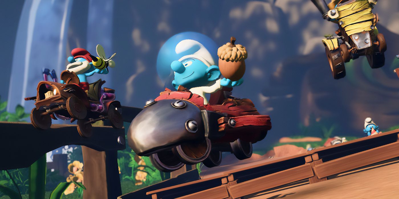The Smurfs Go Kart Racing In Strange New Gameplay Trailer