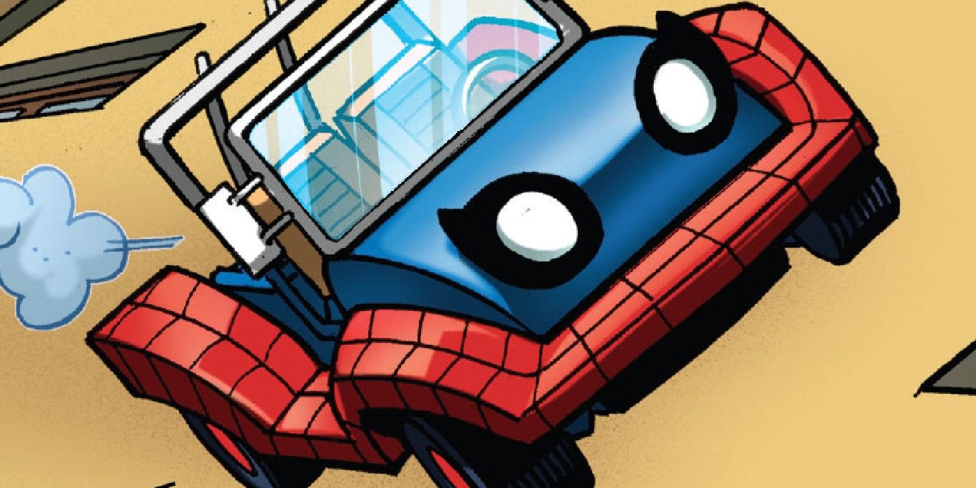 spider-man as a car