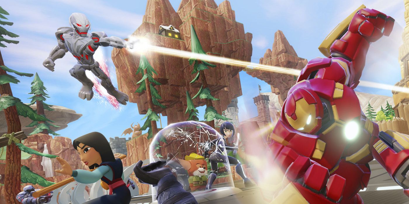 The many characters in Disney Infinity