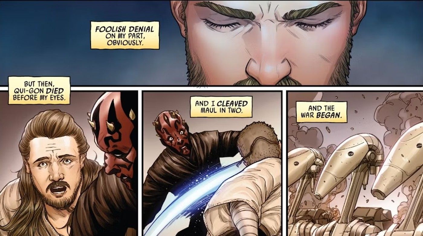 Star Wars obi-wan matando darth maul