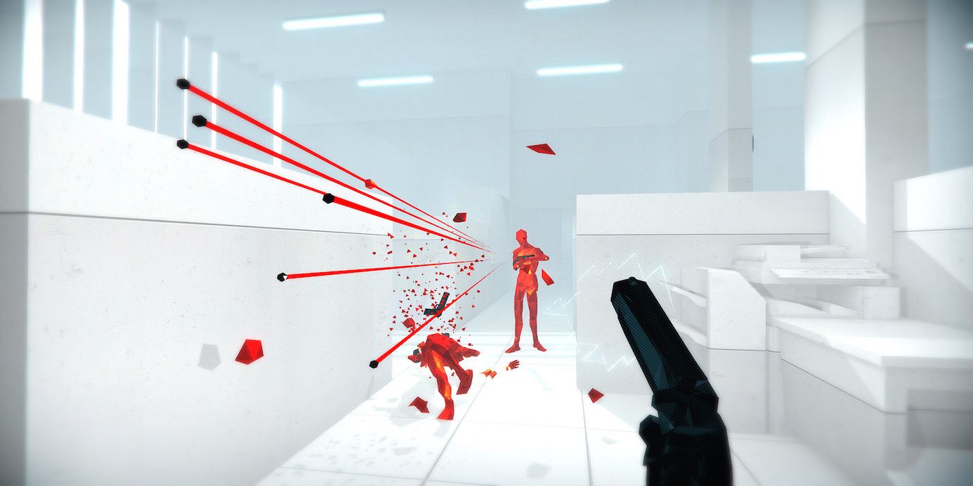 A screenshot from the game SUPERHOT