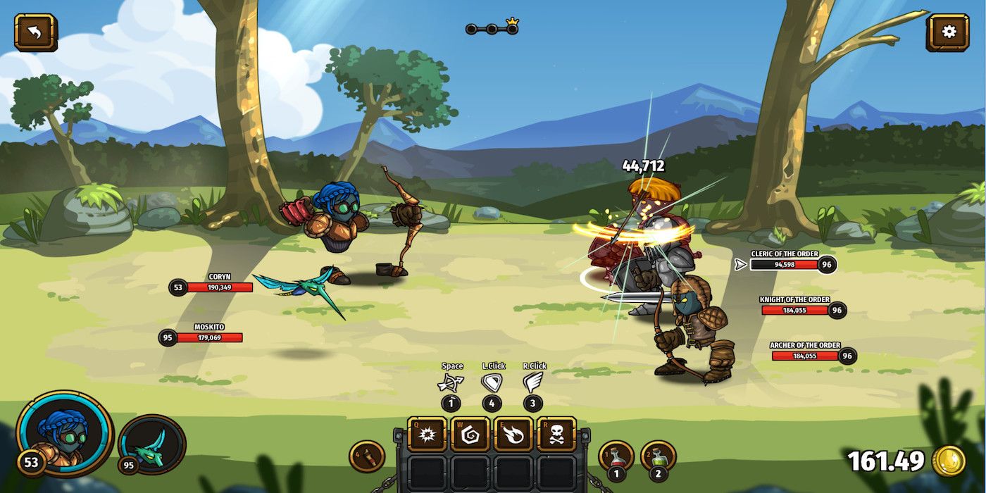 Uma captura de tela do jogo Swords & Souls: Neverseen
