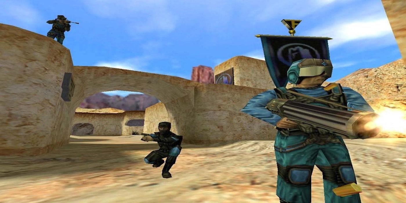 A screenshot from the game Team Fortress Classic