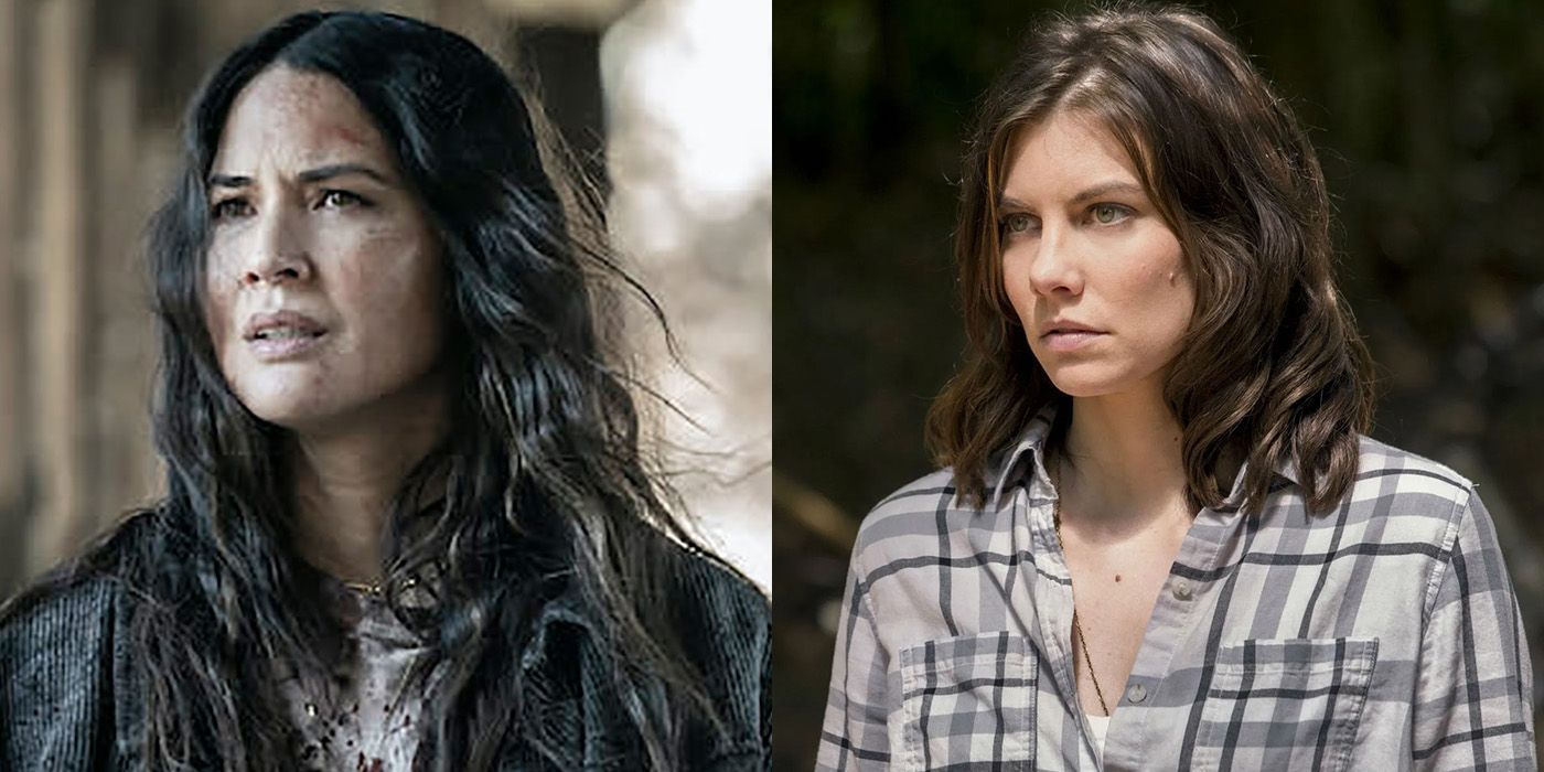 Evie from Tales of the Walking Dead and Maggie from The Walking Dead