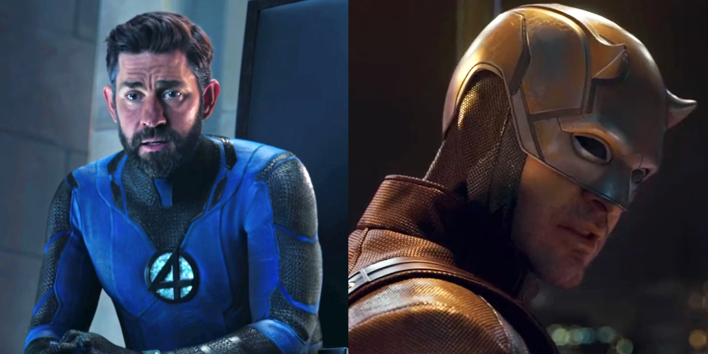 Mr Fantastic and Daredevil side by side