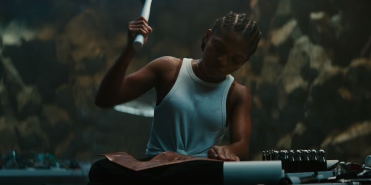 Riri Williams in the new Black Panther trailer.