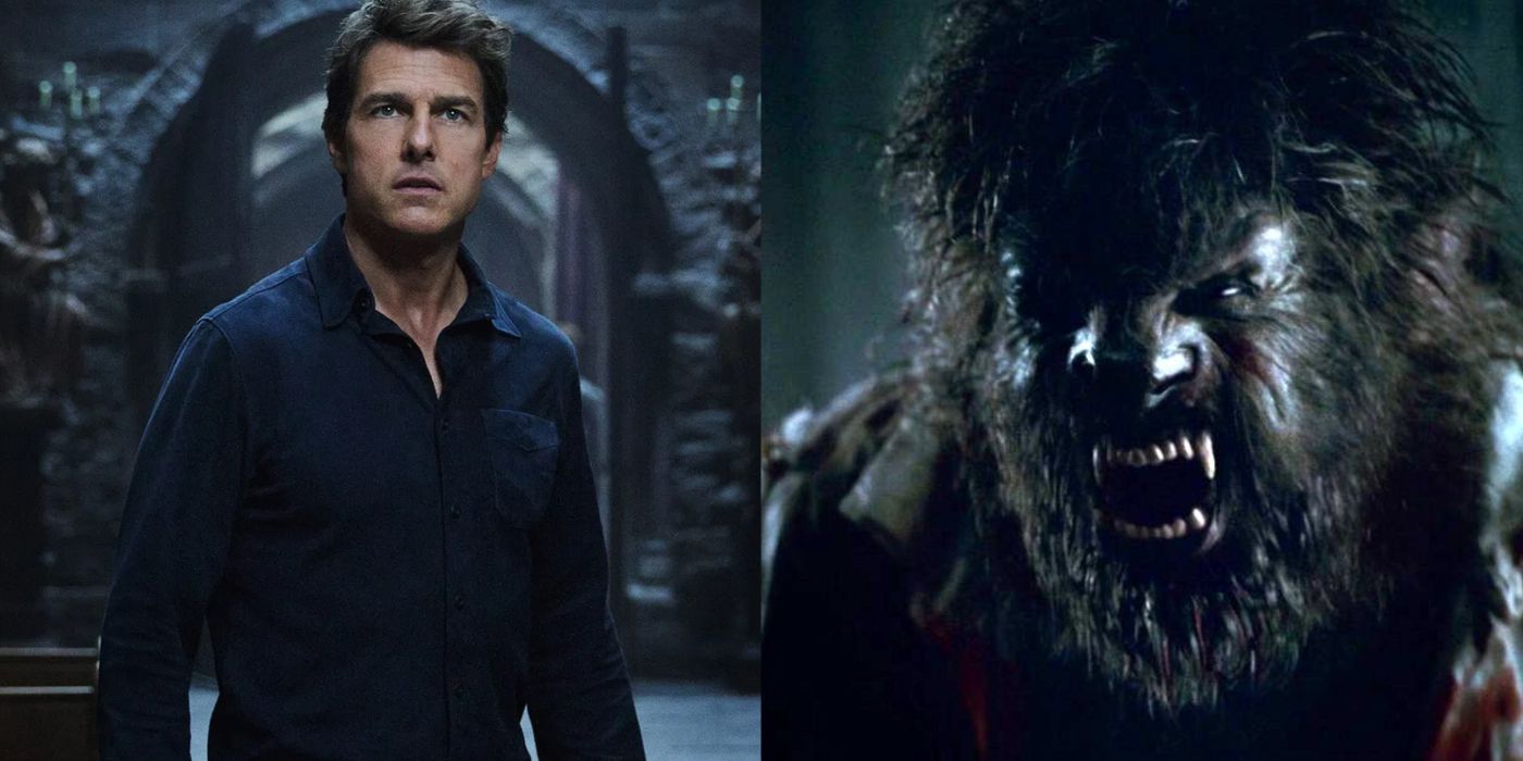 Split image of The Mummy and The Wolfman