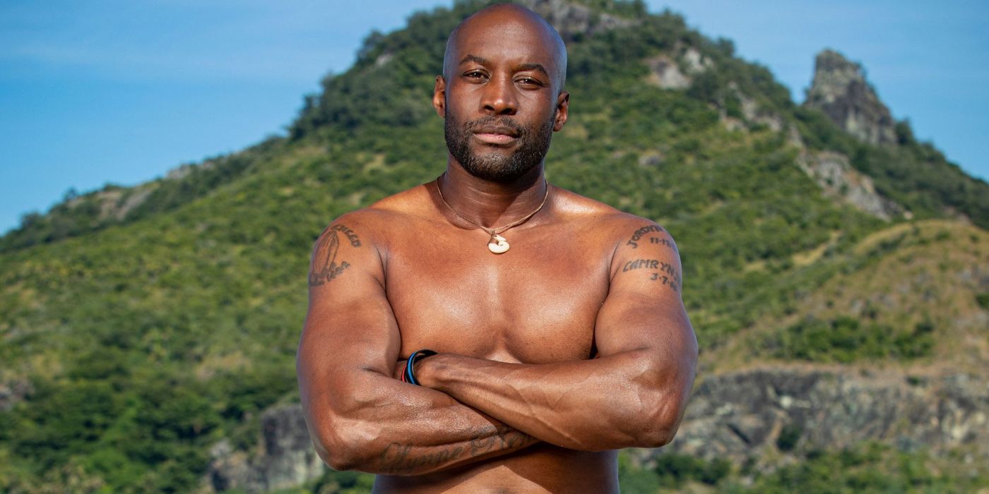 Jeremy Collins in Survivor posing shirtless