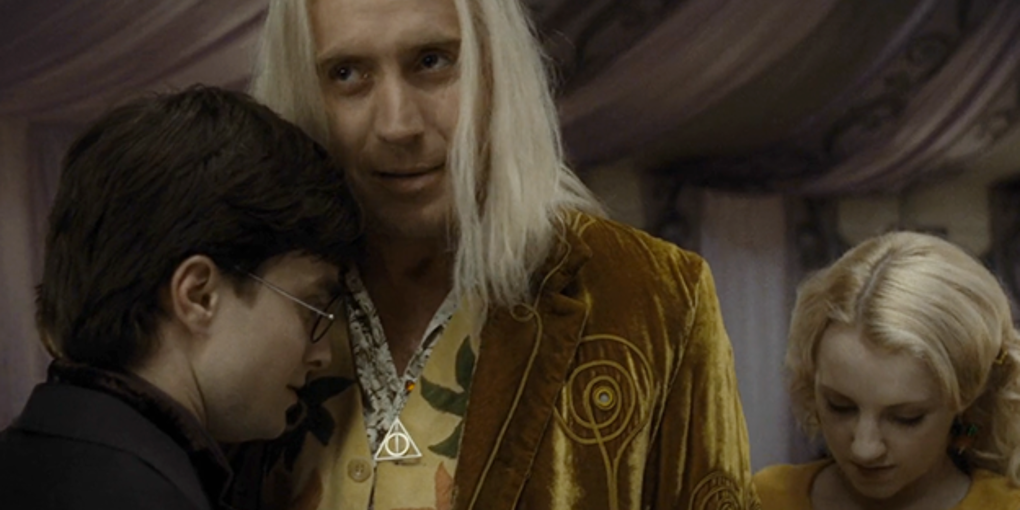 Harry Potter with Luna and her father (1)