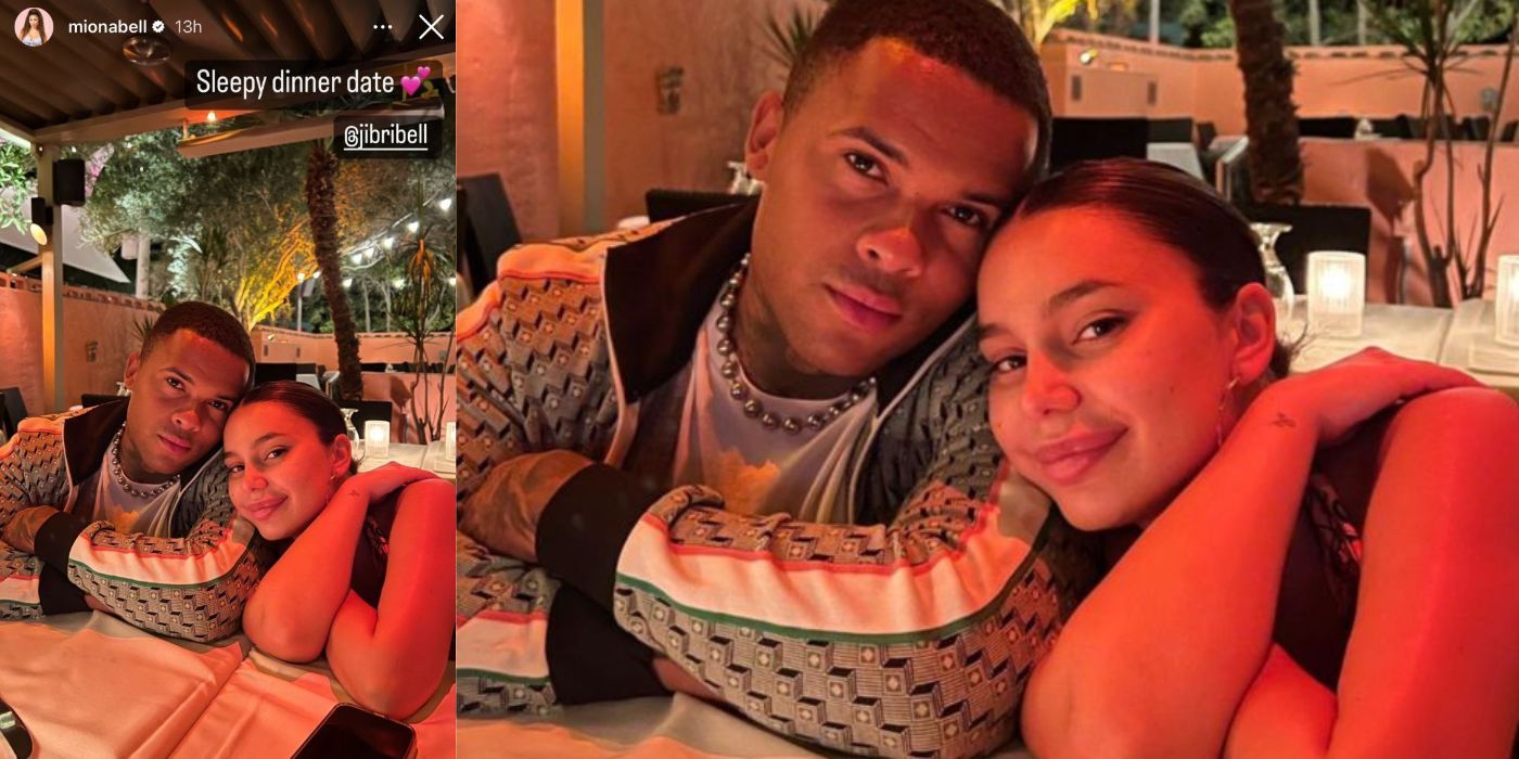 90 Day Fiancé's Miona Bell & Jibri Bell during dinner date