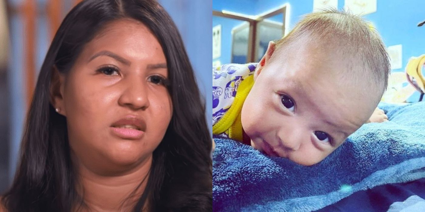 90 Day Fiancé star Karine Martins and son