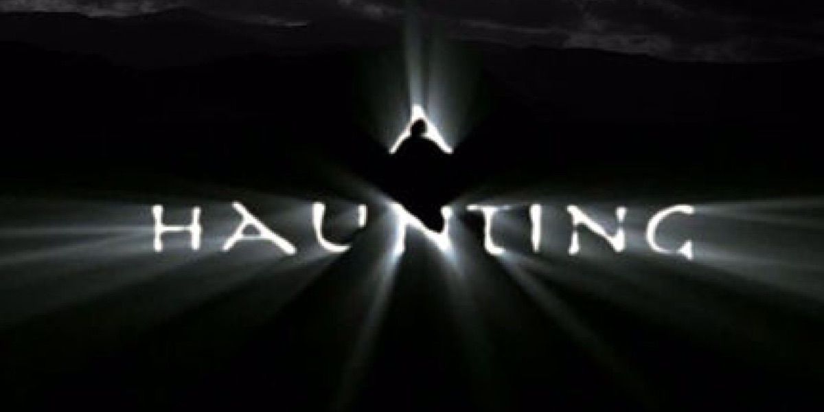 The title card for the TV show A Haunting