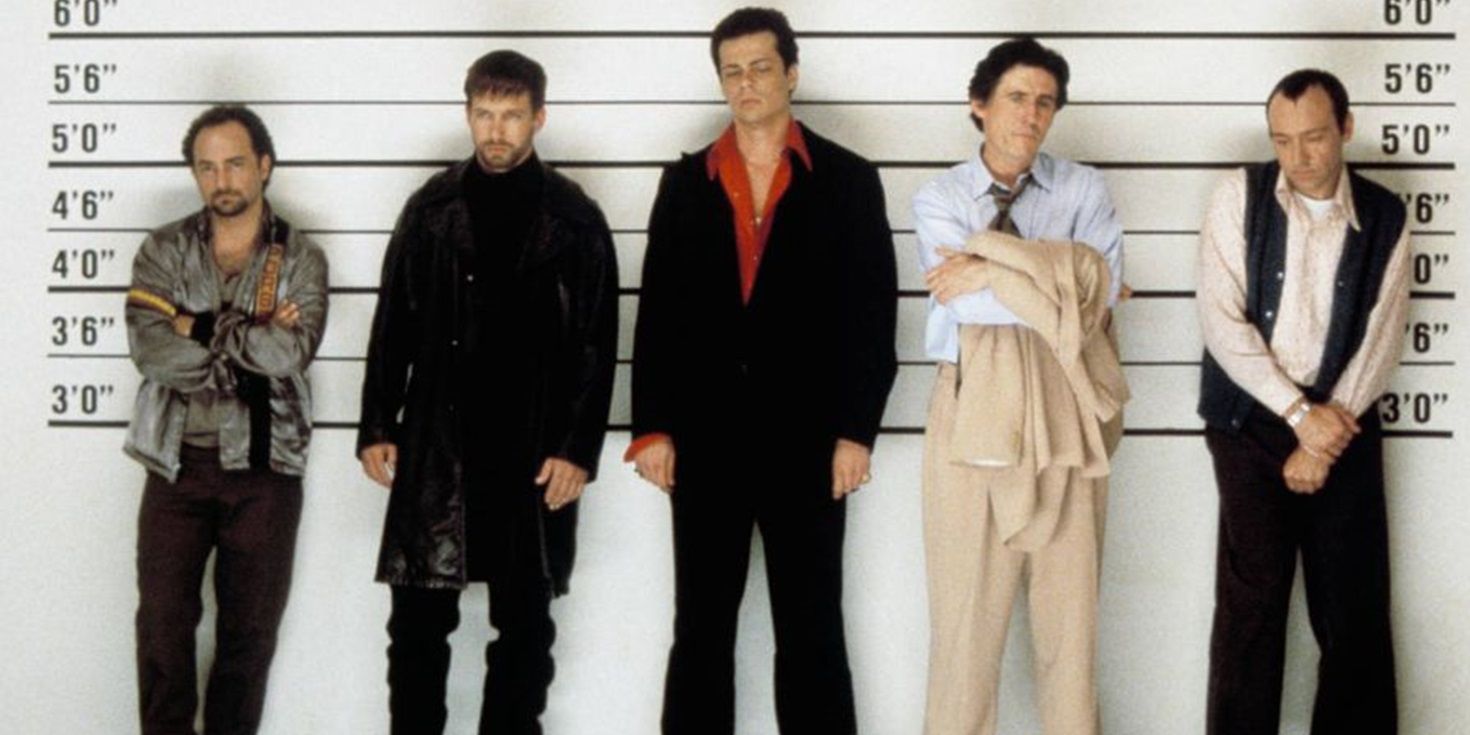 A police line-up in The Usual Suspects