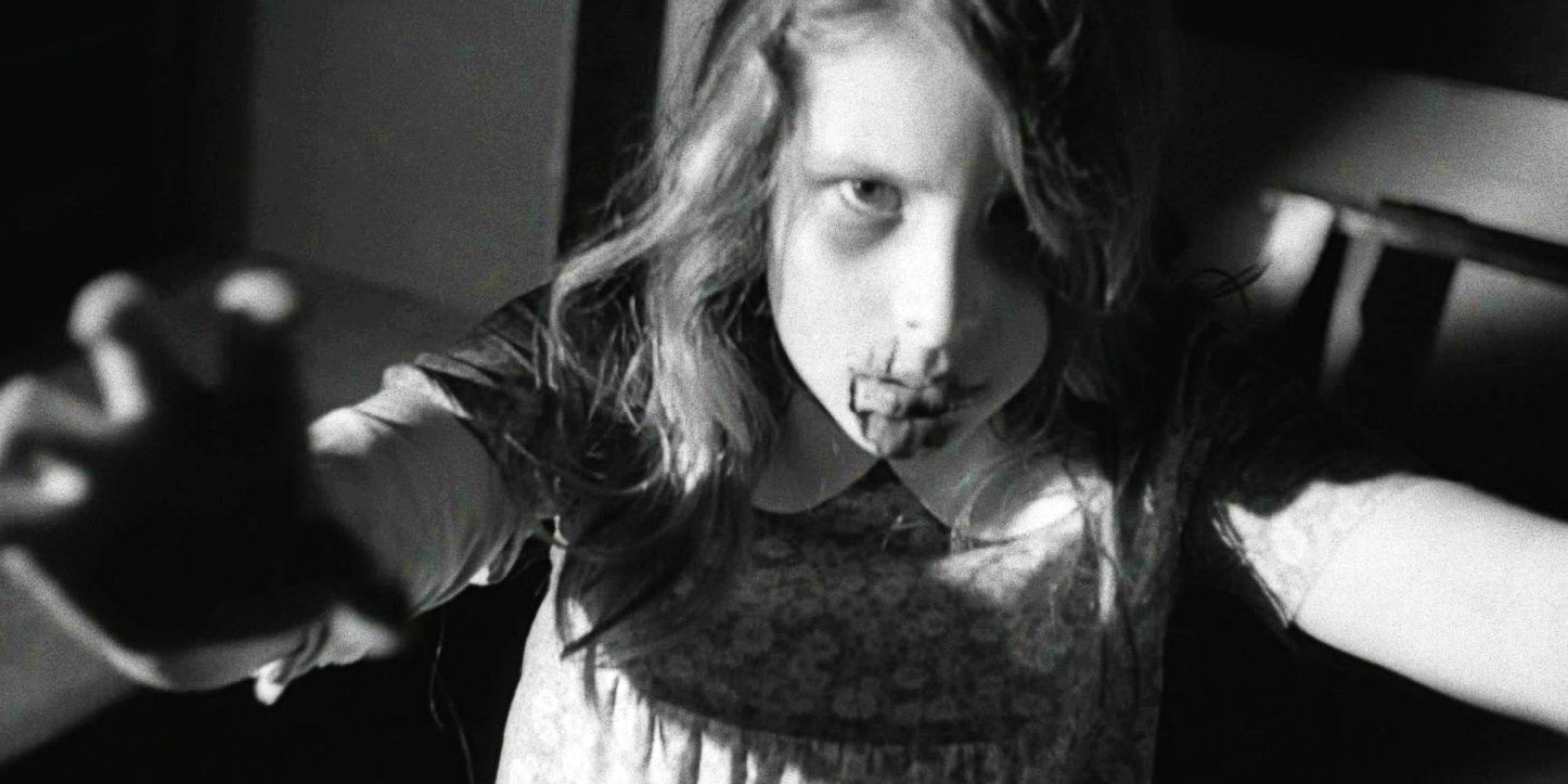 A young zombie in Night of the Living Dead