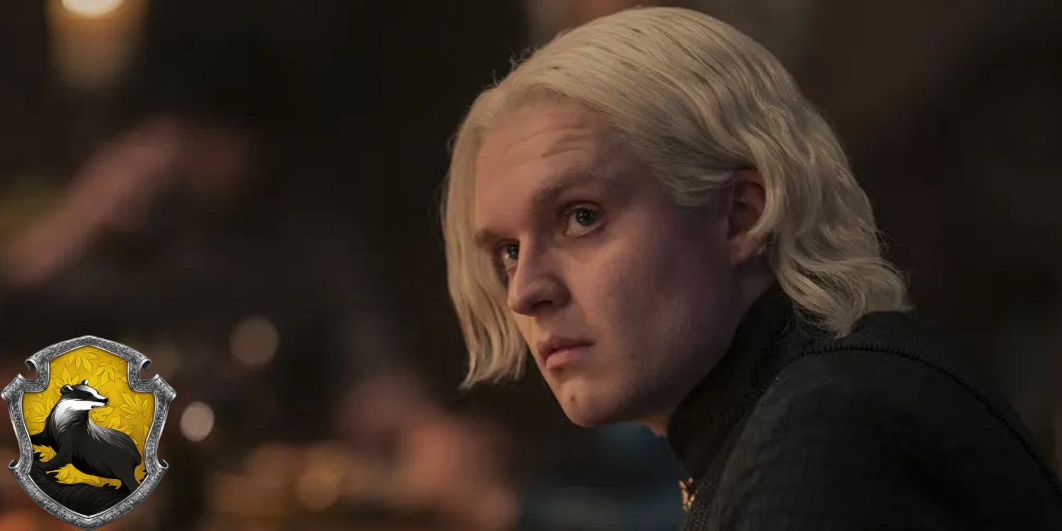 Aegon Targaryen as a Hufflepuff