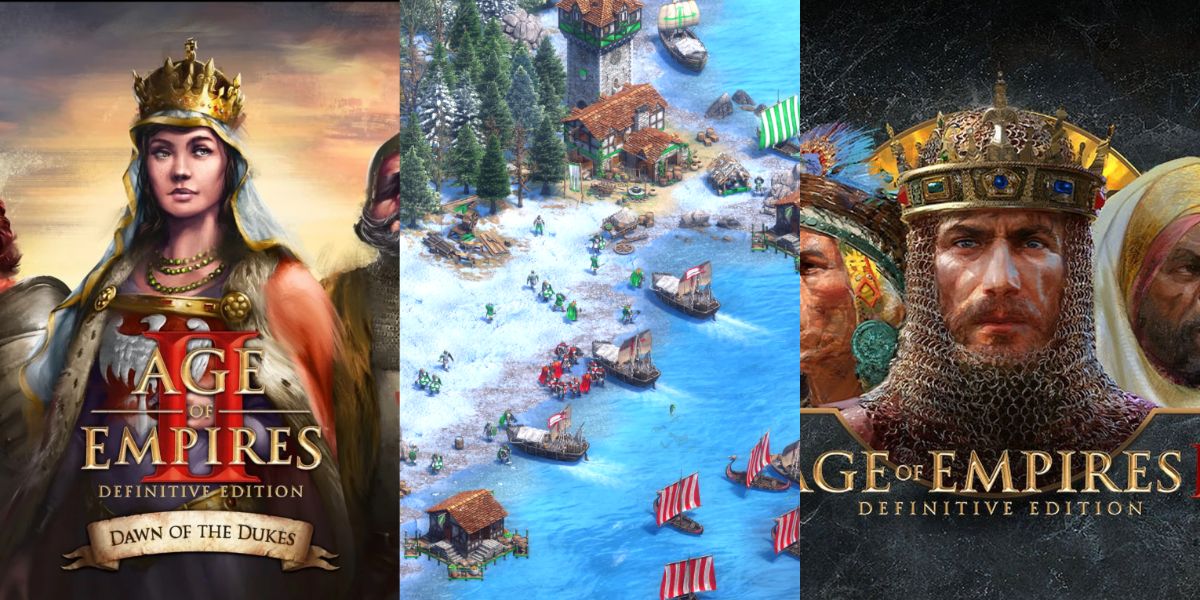 Age of empires 2 de dawn of the dukes naval battle main title split