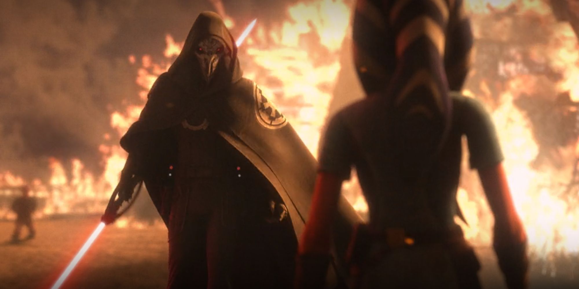Ahsoka fights an Inquisitor in Tales of the Jedi.