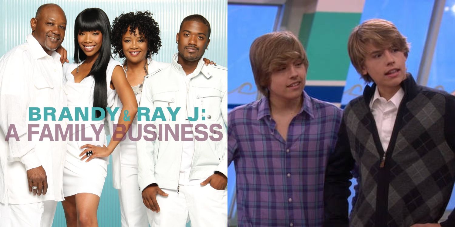 An image of Dylan and Cole Sprouse and Ray J and Brandy Norwood