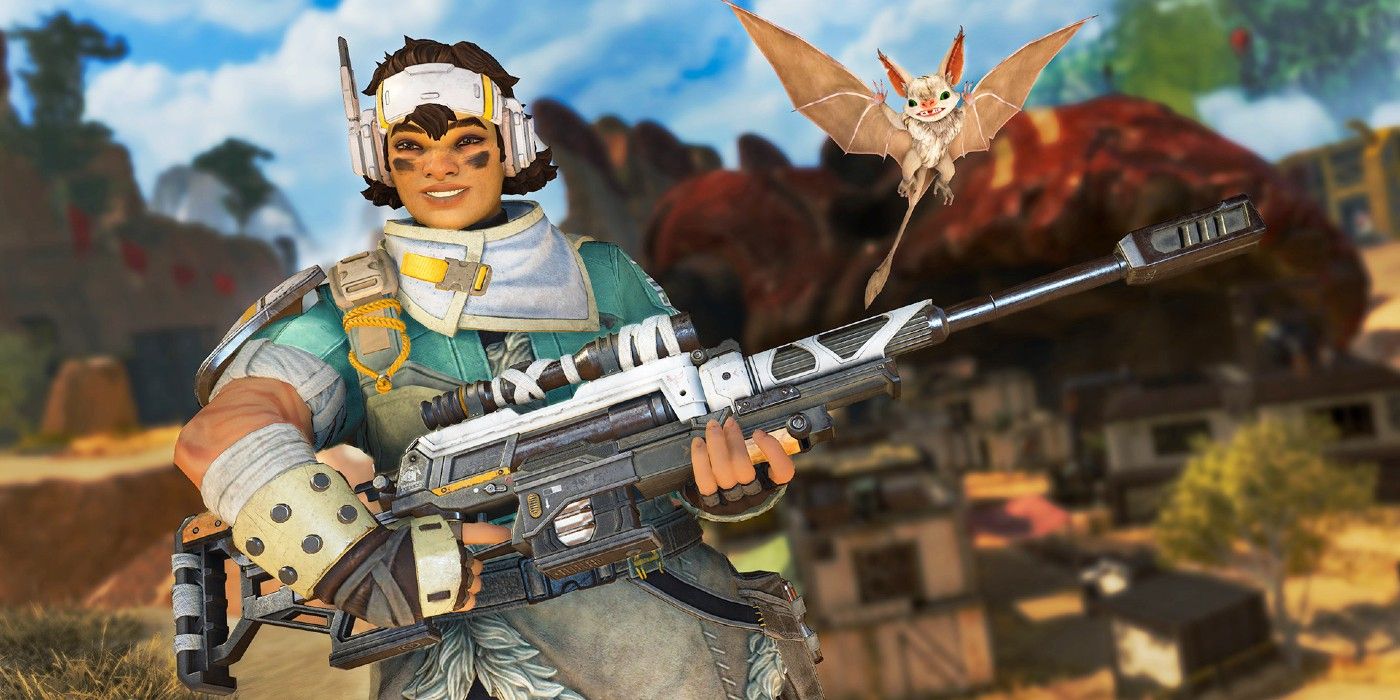 Apex Legends Character Holding Weapon