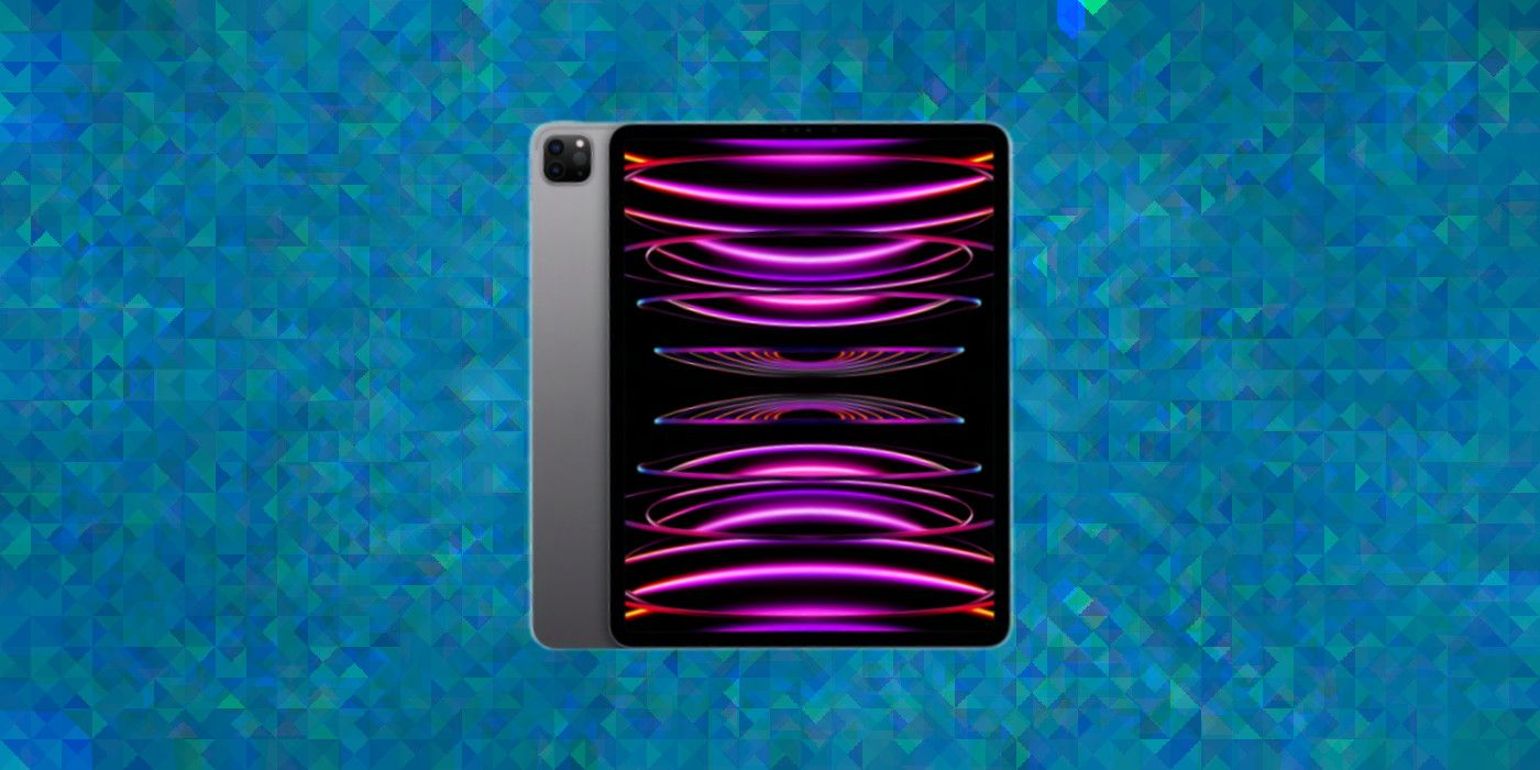 Apple M2 iPad Pro 12.9 on custom background