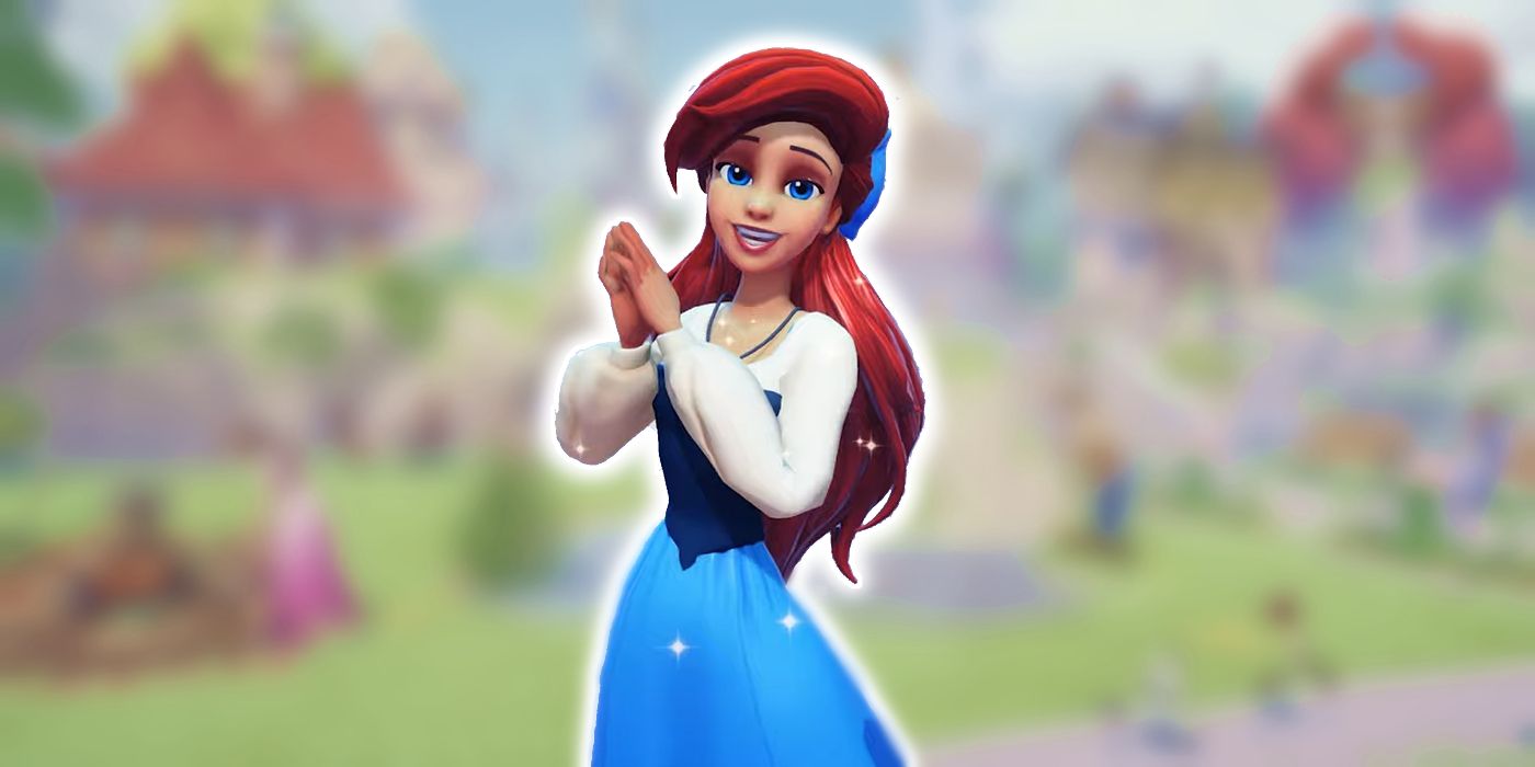 Ariel as a Human in Disney Dreamlight Valley