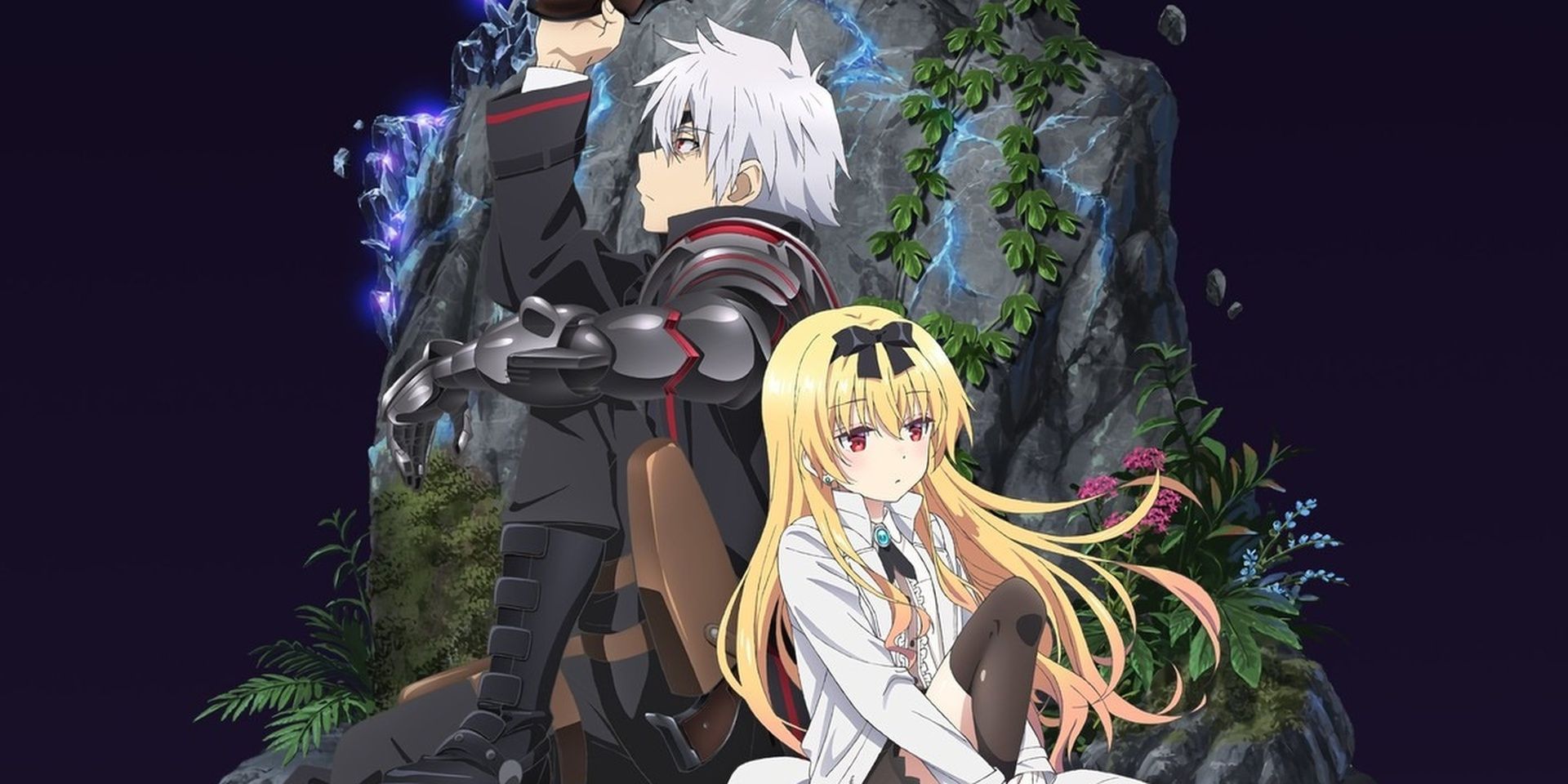 Imagem da capa de Arifureta com dois personagens principais