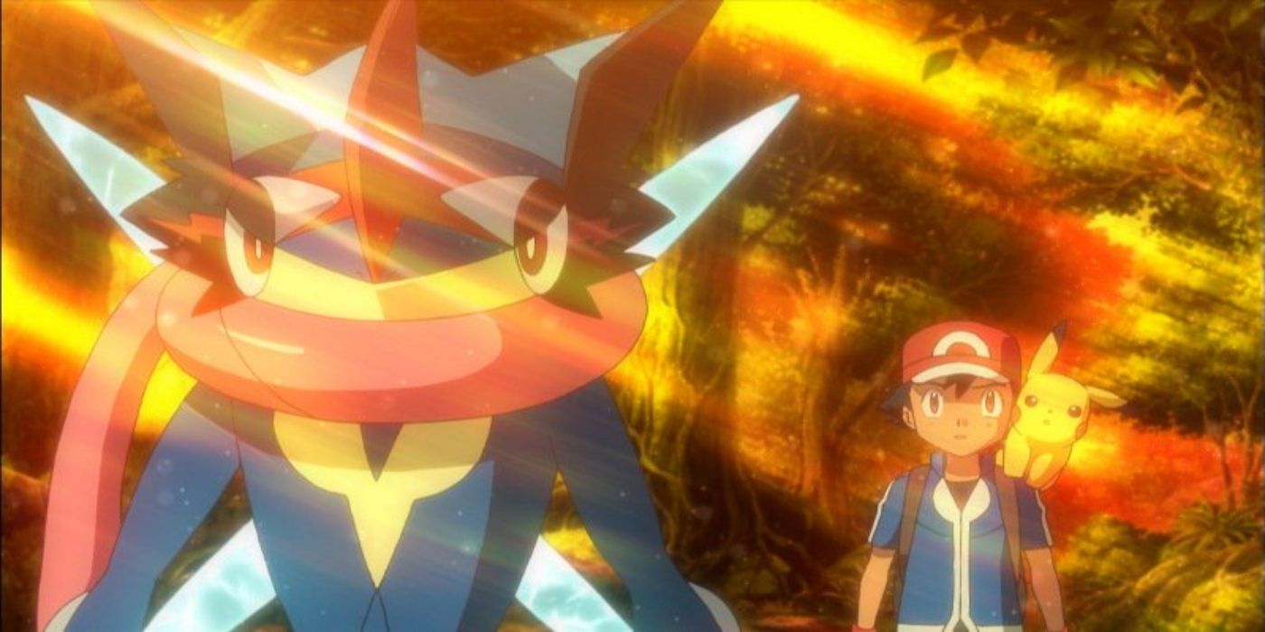 Ash Releasing Greninja