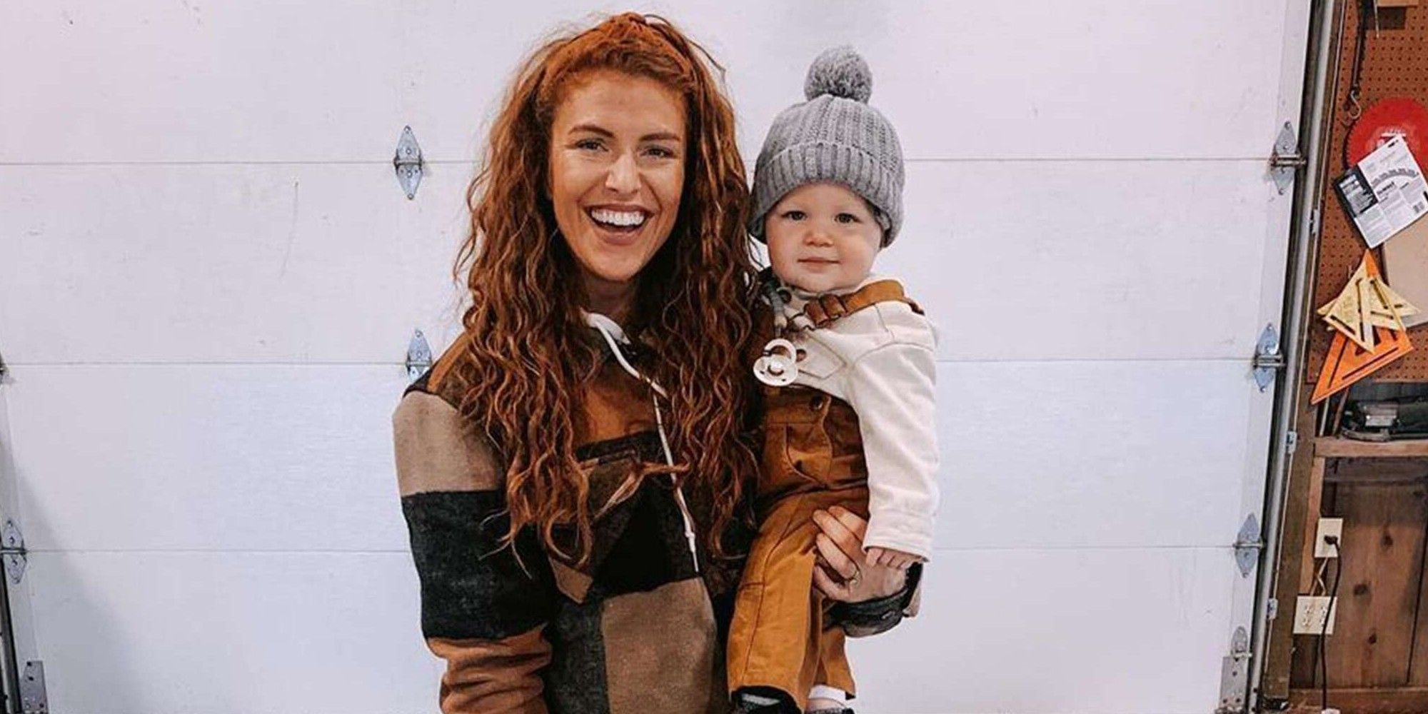 Audrey Roloff smiles and holds her child in LPBW