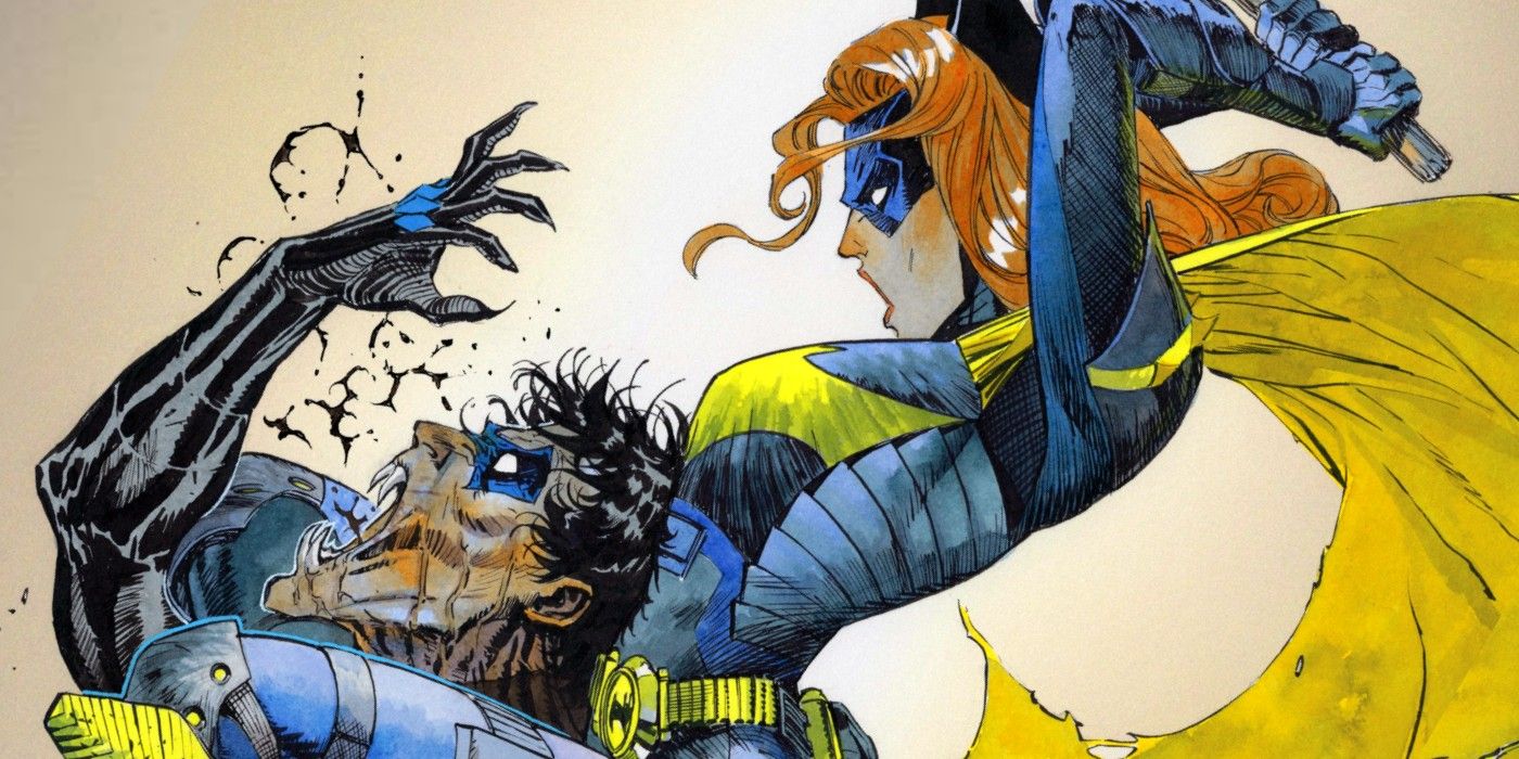 Batgirl vs Asa Noturna na DC Comics