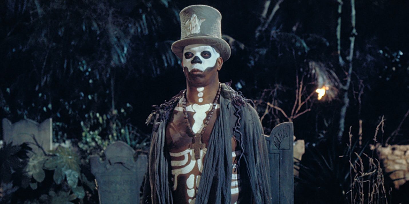 Baron Samedi in voodoo garb in Live and Let Die