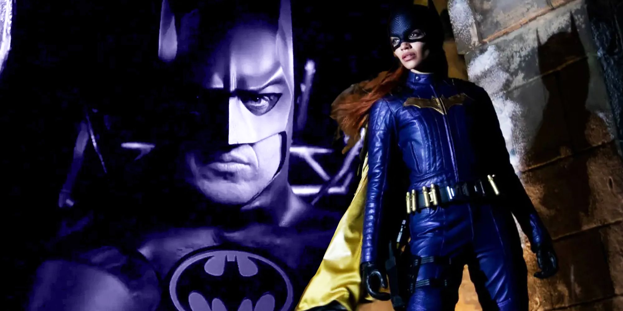 Batgirl and Michael Keaton's Batman