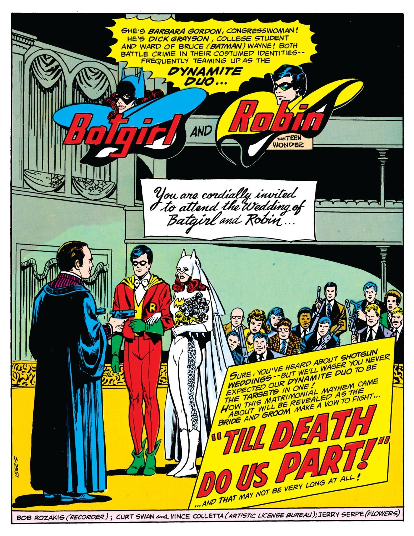 Roupas de casamento com tema de fantasia de Batgirl-Robin