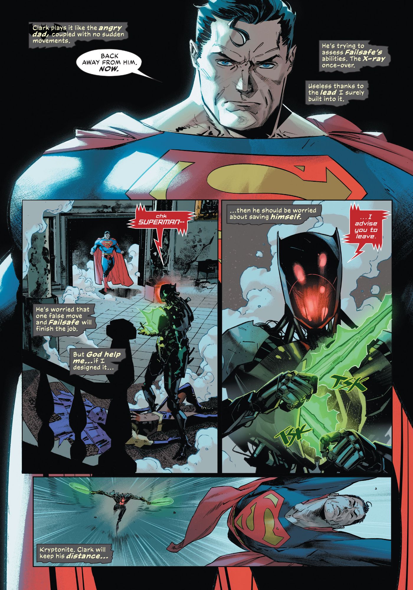 new DC villain Failsafe can go toe-to-toe with Superman