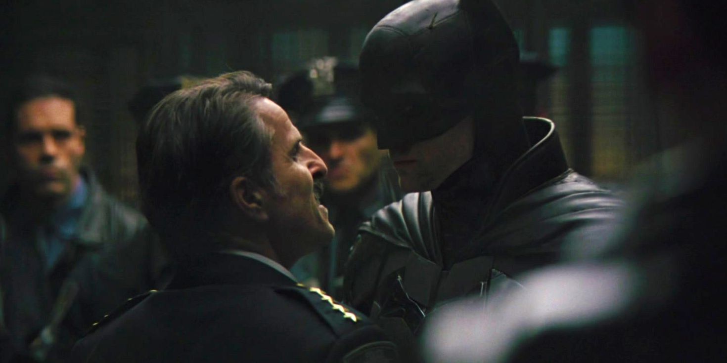 Batman confronts the Gotham PD