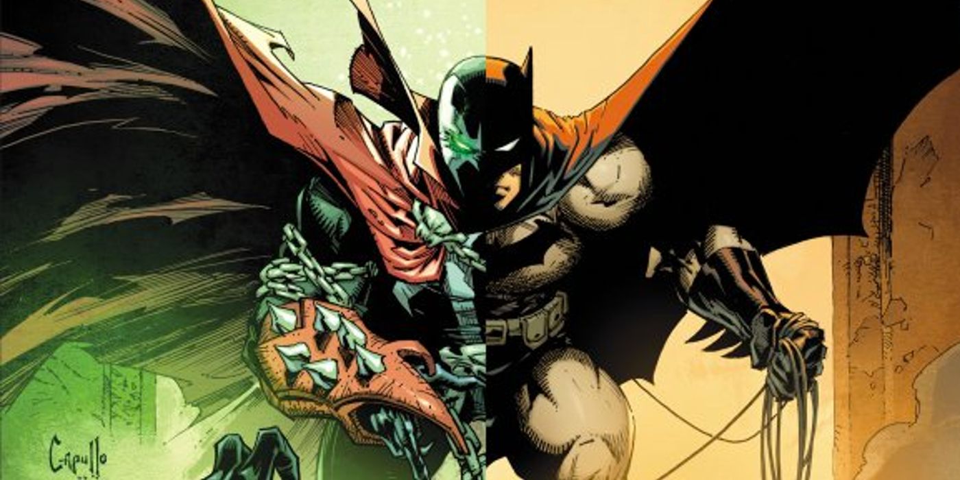 Batman:Spawn crossover incentive variant cover