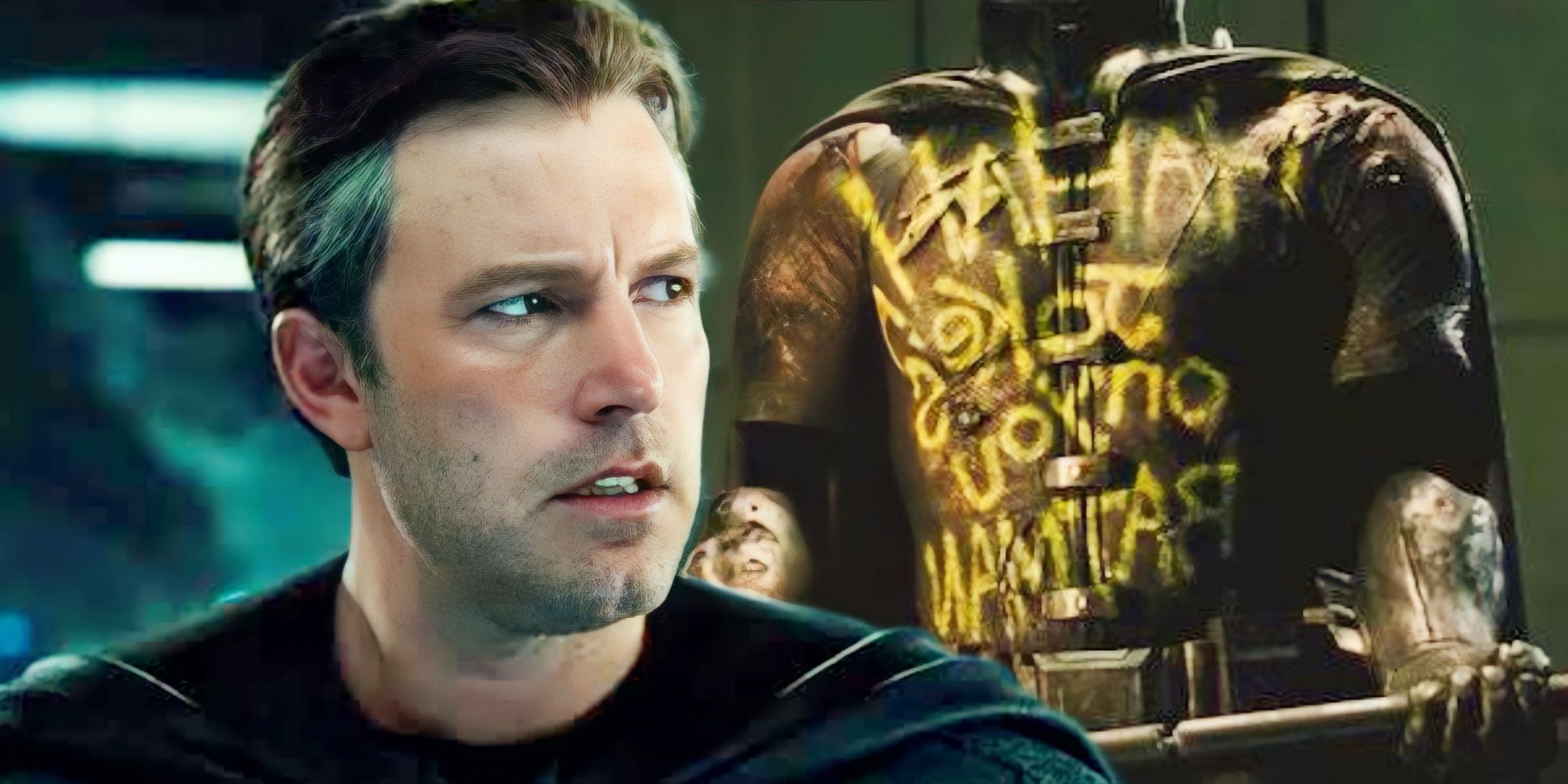 Ben Affleck’s Batman Beside Robin’s DCEU Costume