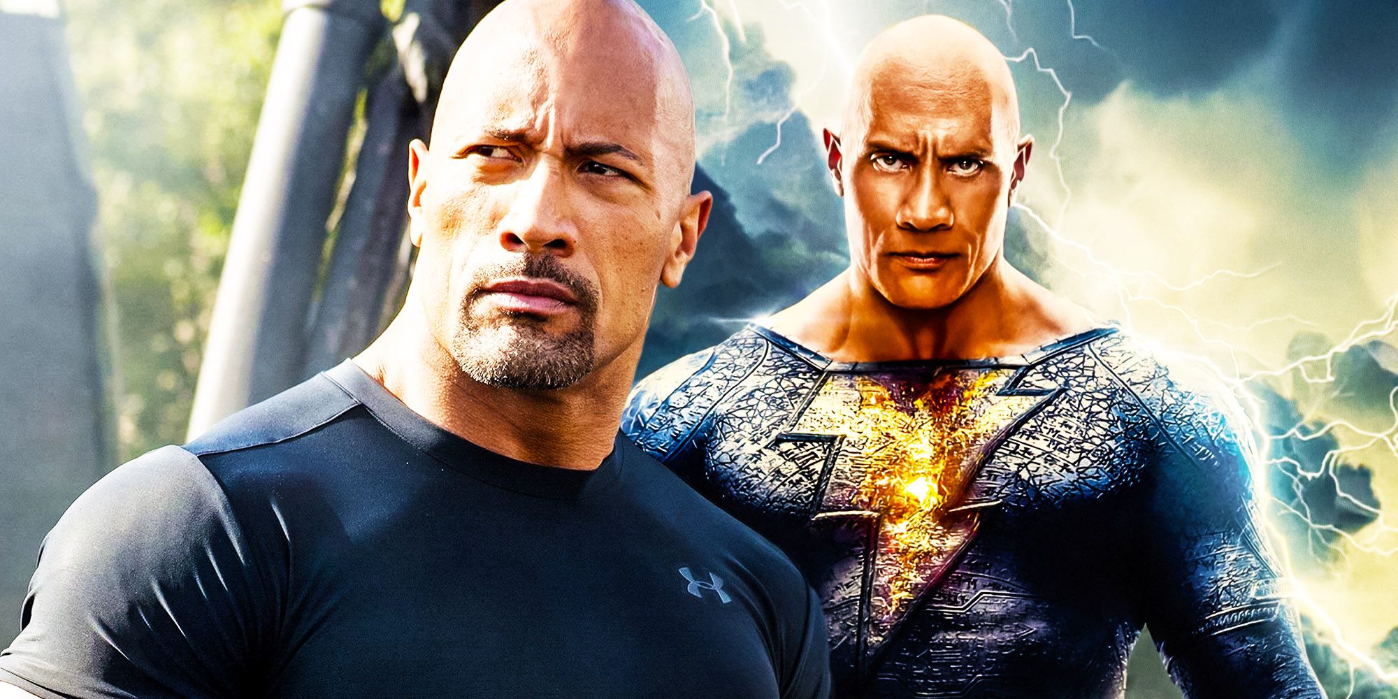 In Black Adam (2022), the Rock eyebrow raise is canonized to be part of the  DC universe via the tie in comic book. : r/shittymoviedetails