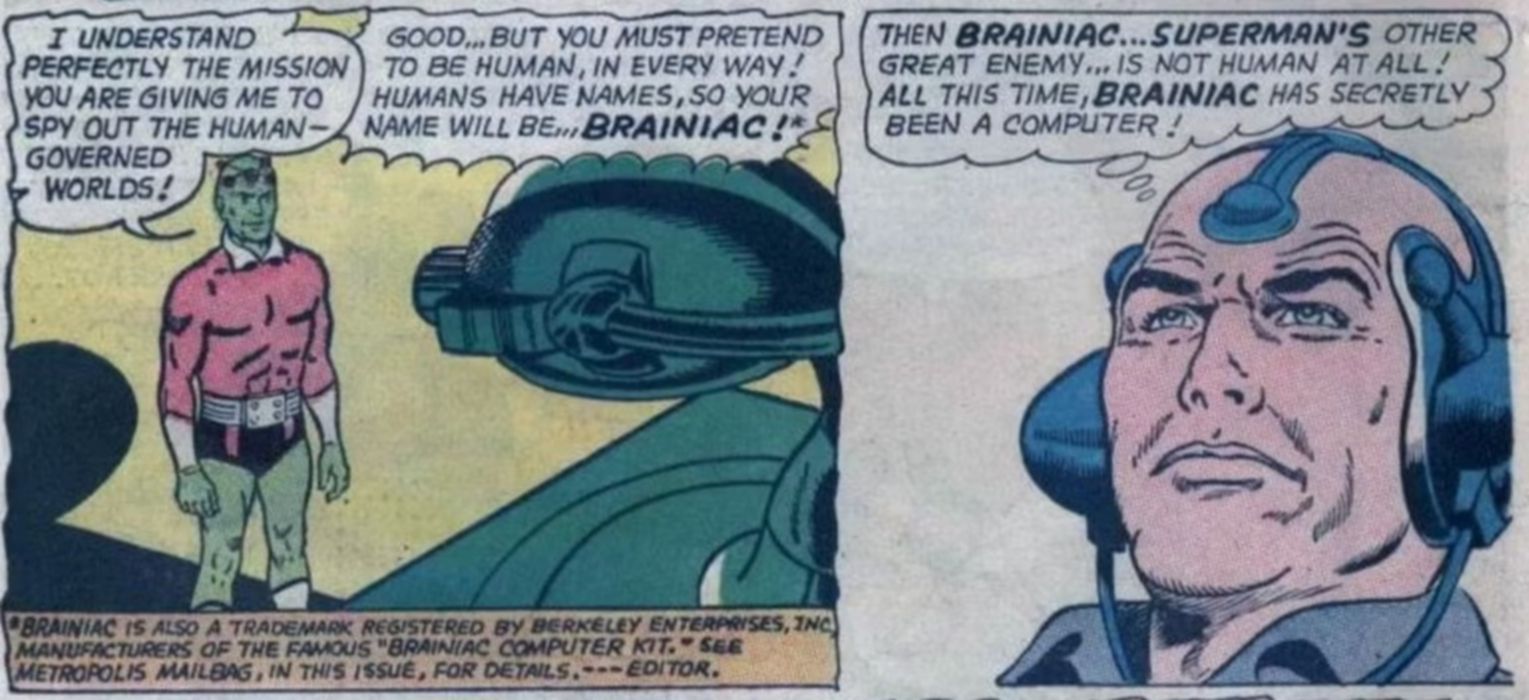 Brainiac Retcon Superman 167 DC Comics