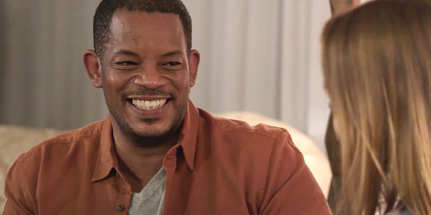 Caesar Mack from 90 Day: The Single Life smiling at woman