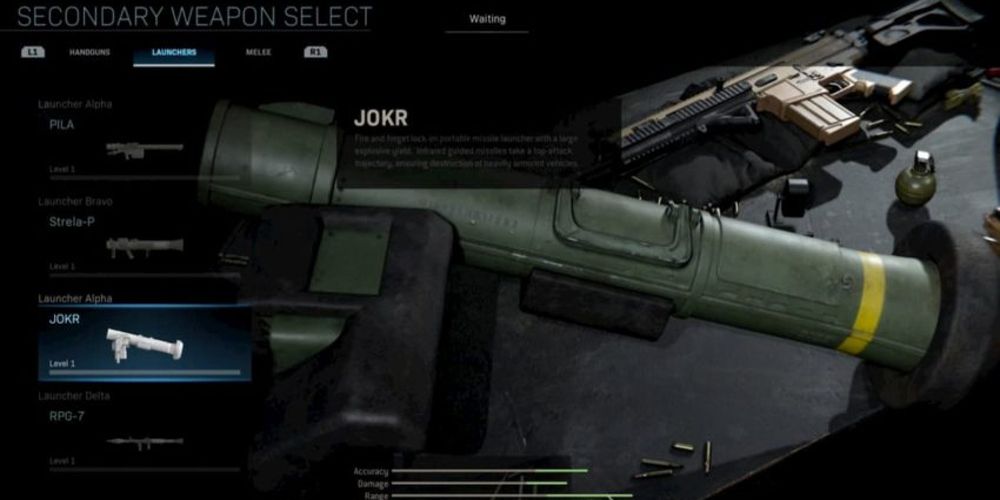 Um lançador é exibido em Call of Duty
