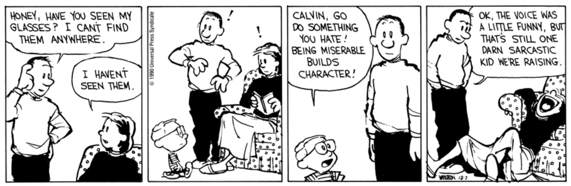 10 Funniest Calvin and Hobbes Comics, According To Reddit