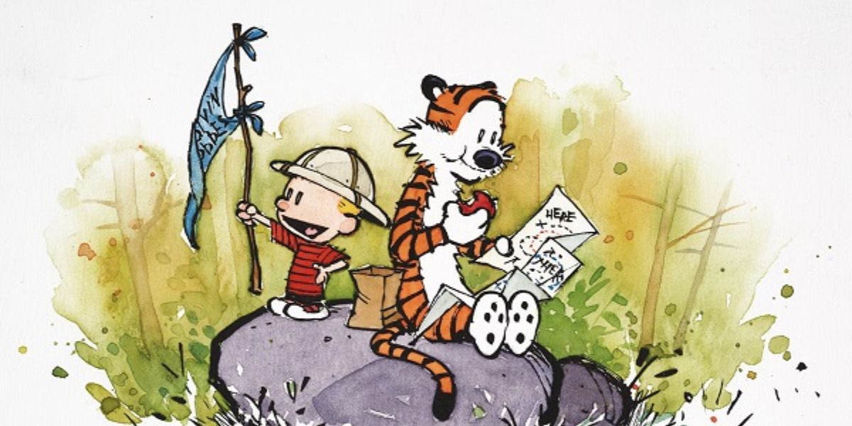 An image of Calvin and Hobbes is shown.