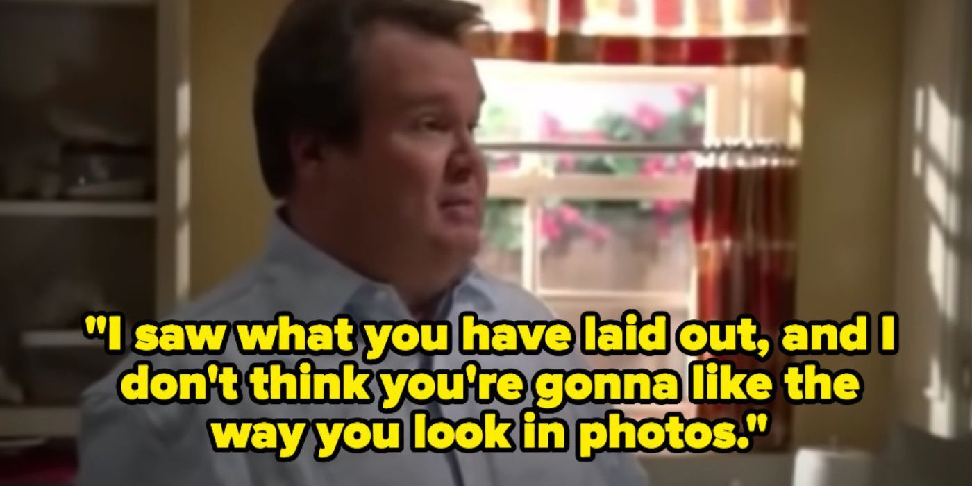 Cam talking to Mitch about his outfit on Modern Family