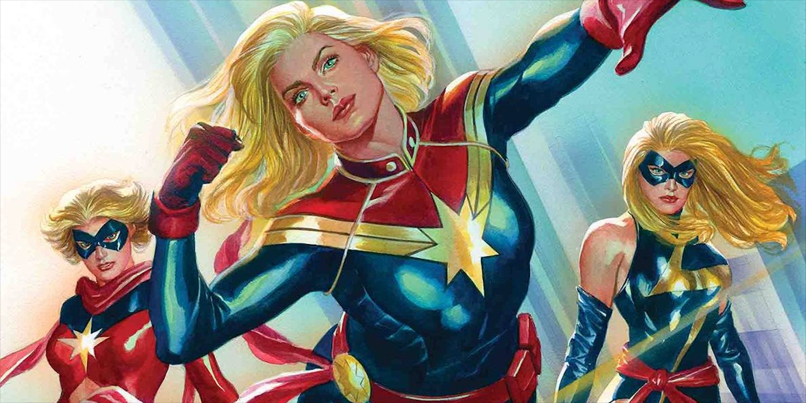 Captain Marvel, Warbird and Binary as Carol Danvers