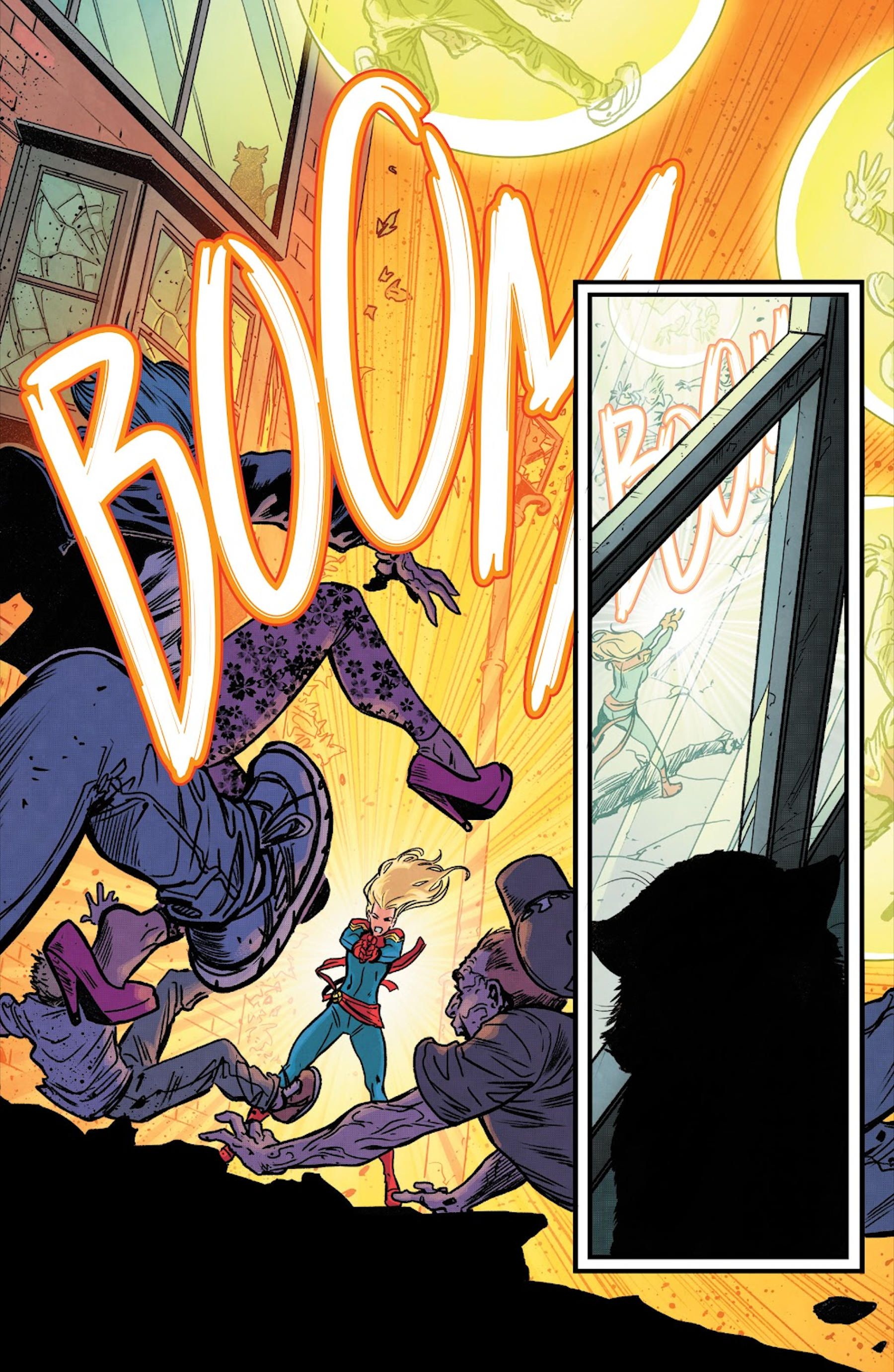 Captain Marvel uses the Hulk&rsquo;s thunderclap