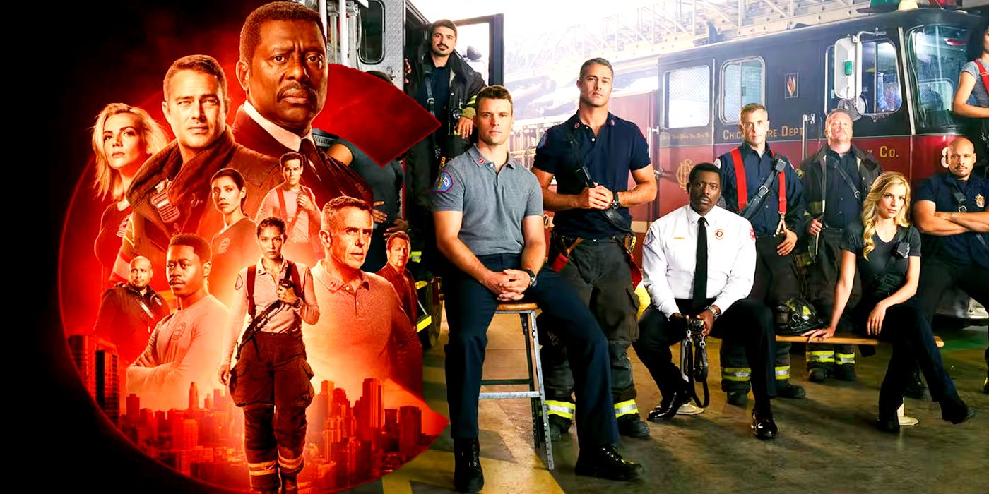Chicago Fire cast members posing together